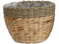 Košík kulatý, přírodní, pr. 21 x 16 cm