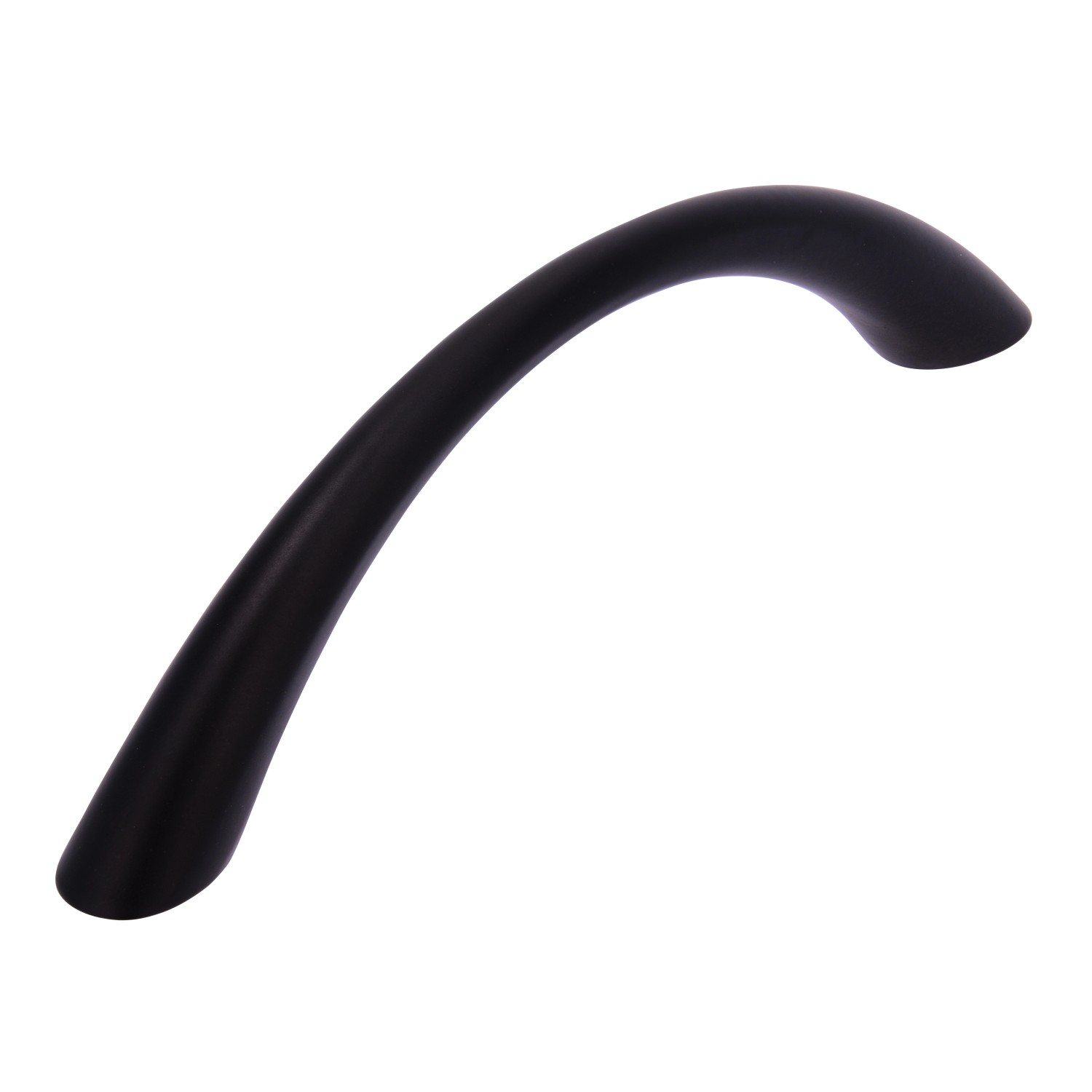 Siro Nábytkové madlo 1042 zahnuté, kov černý mat 96 mm