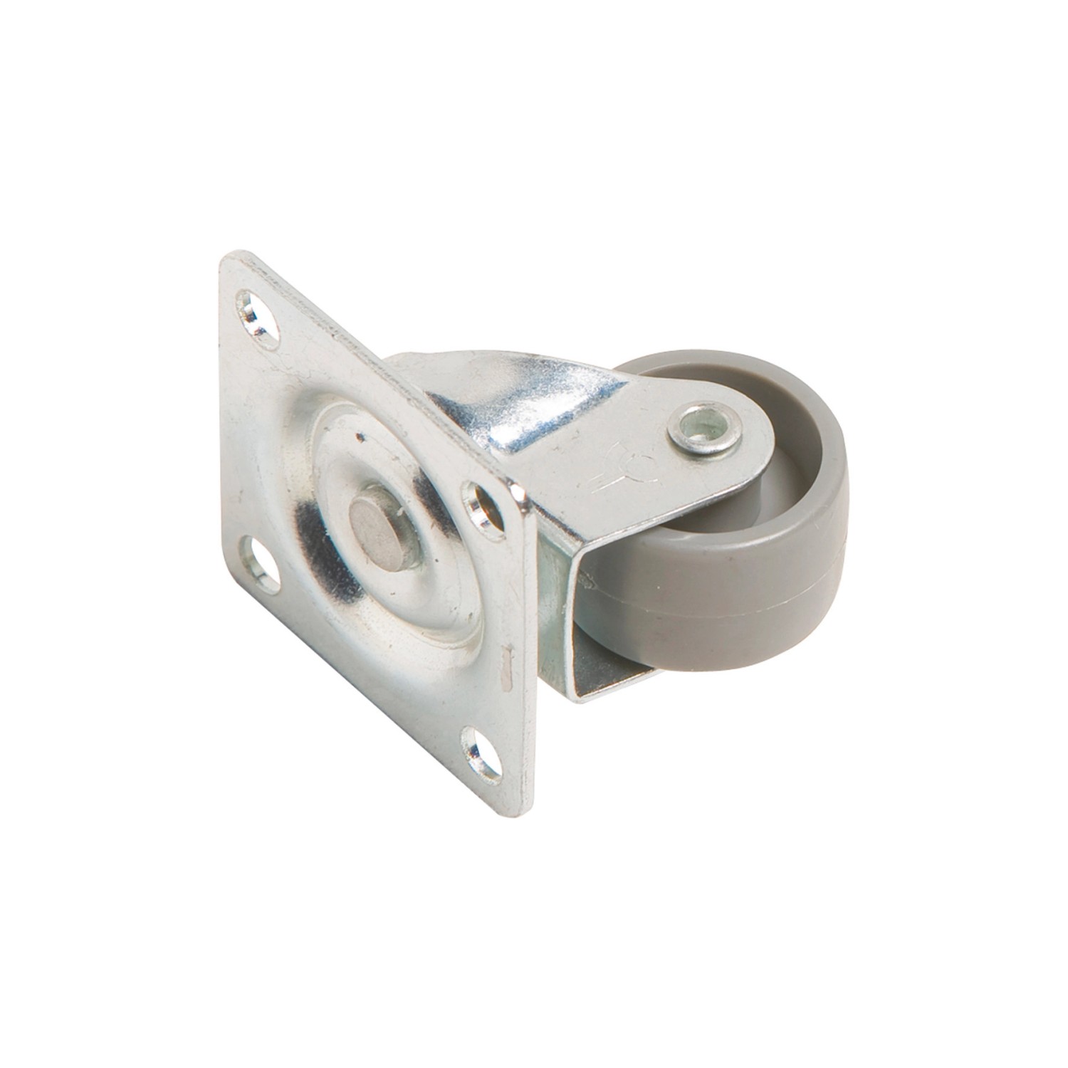 OBI Otočné nábytkové kolečko s destičkou a měkkou obručí průměr 25 mm 15 kg