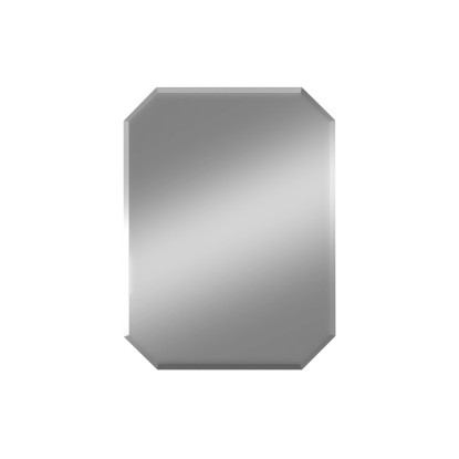 Kristall-Form Fasetové zrcadlo Suma, stříbrné, 45 x 60 cm