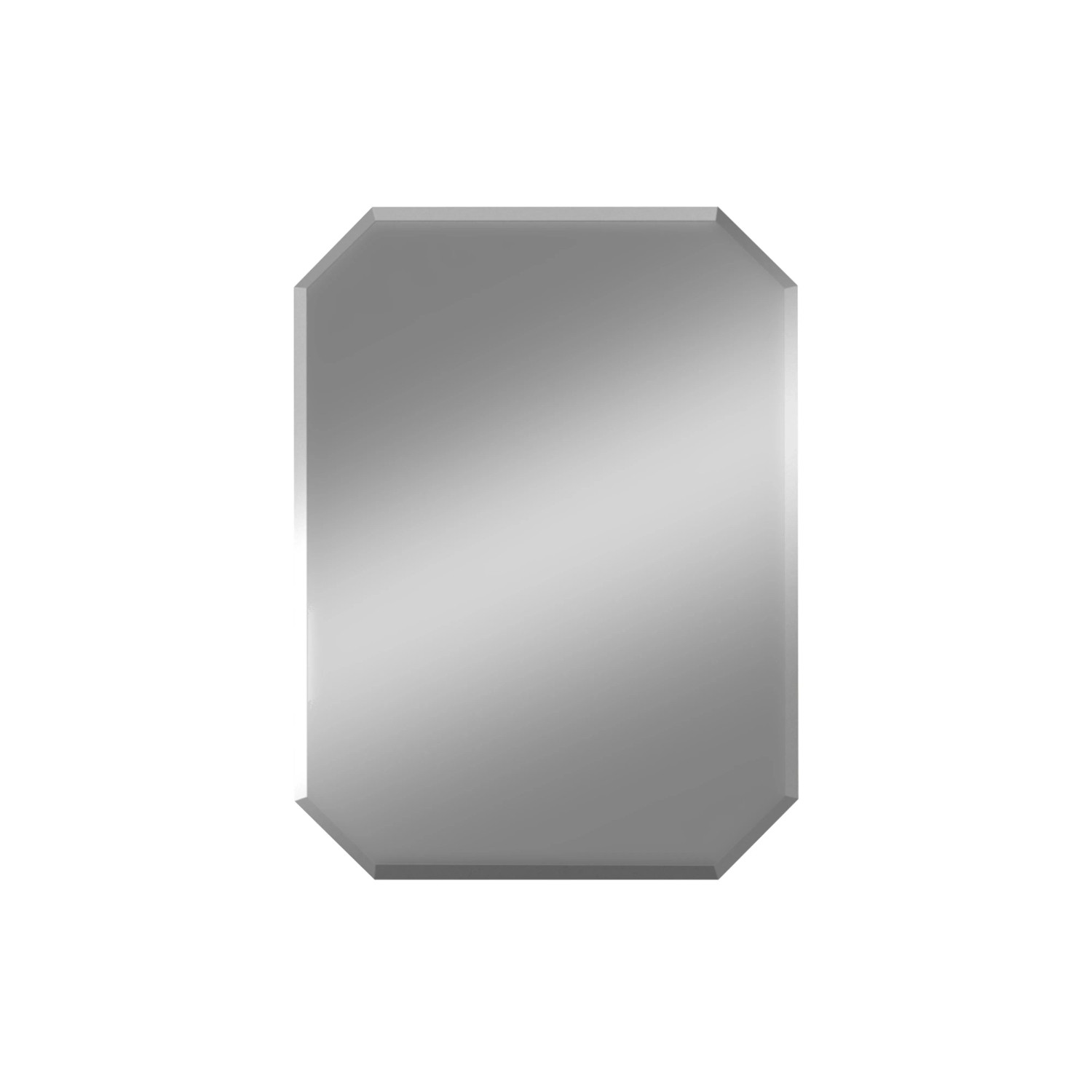 Kristall-Form Fasetové zrcadlo Suma, stříbrné, 45 x 60 cm