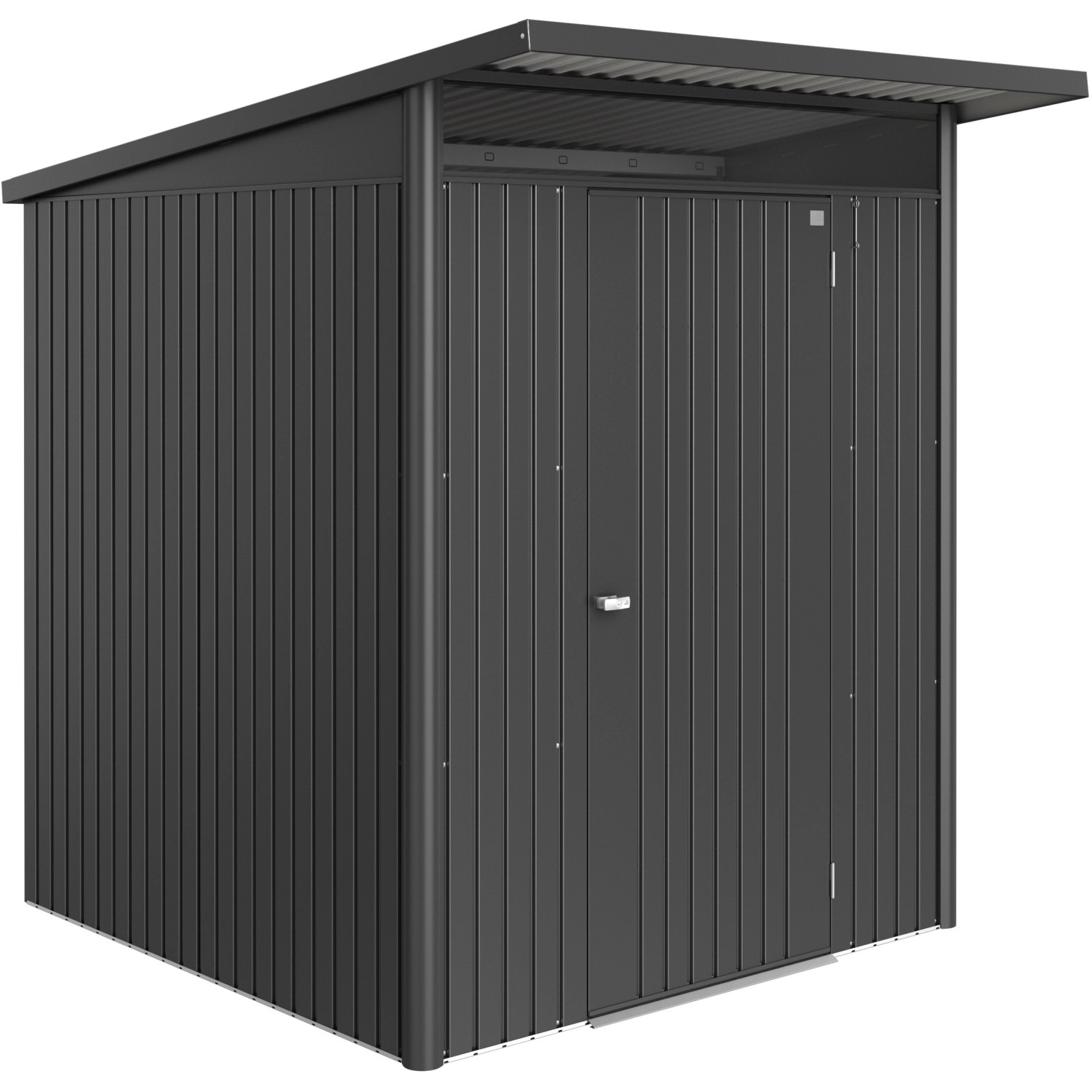 Biohort Plechový domek AvantGarde ECO A1 stand.dveře tm.šedá 180x220x218 cm