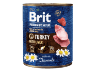 Brit Konzerva pro psy Premium by Nature Turkey with Liver, 800 g Brit Konzerva pro psy Premium by Nature Turkey with Liver, 800 g