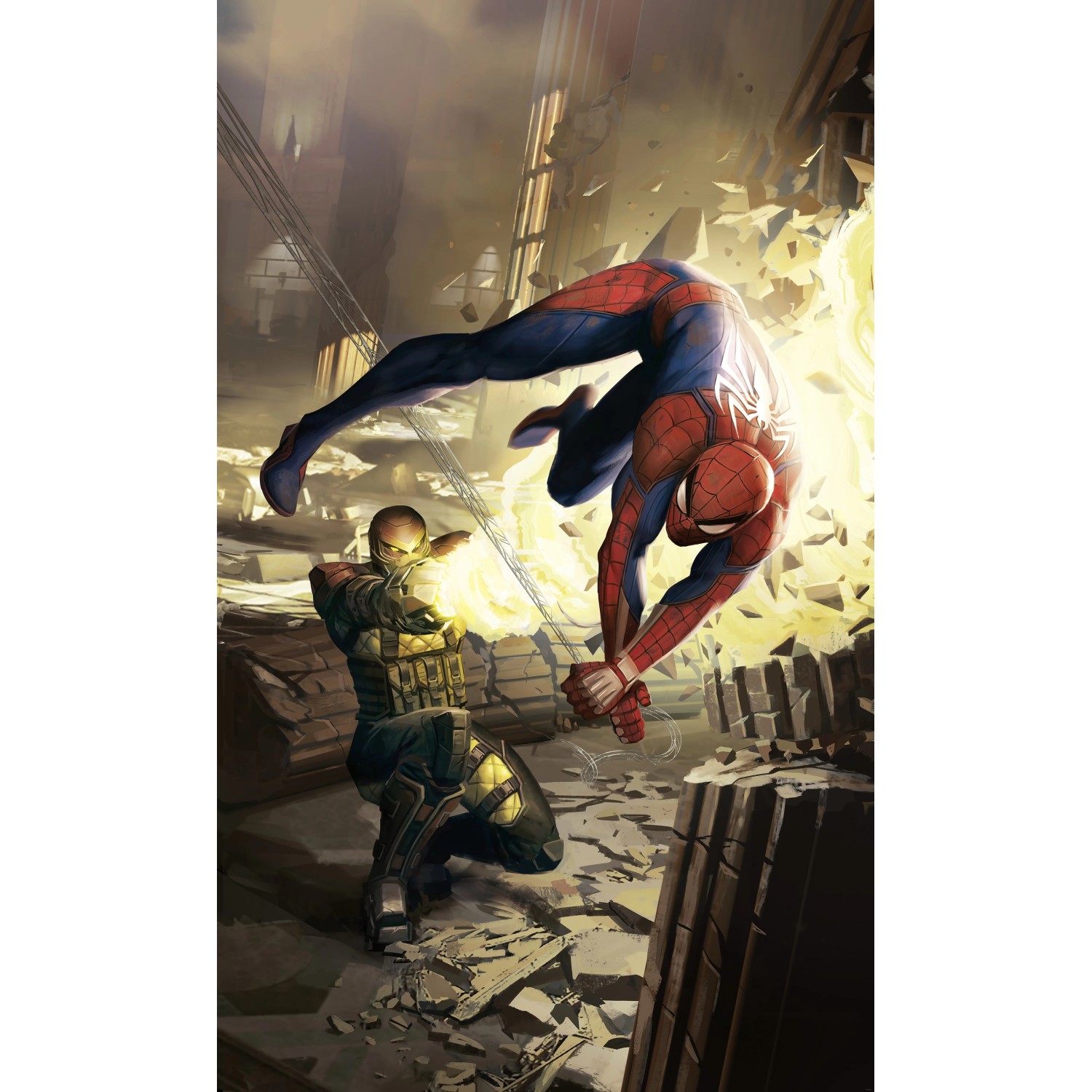 Komar Vliesová fototapeta Marvel Spider-Man Dodge 150 x 250 cm