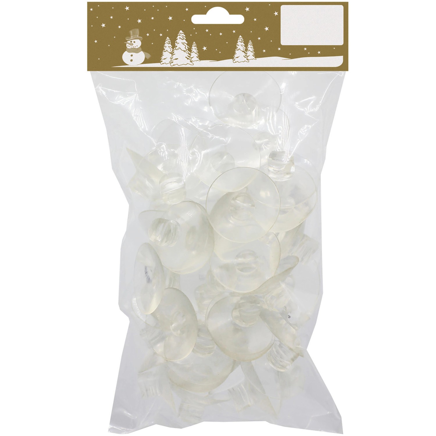 GEROMA Přísavky, transparentní, 48 ks, 35 mm