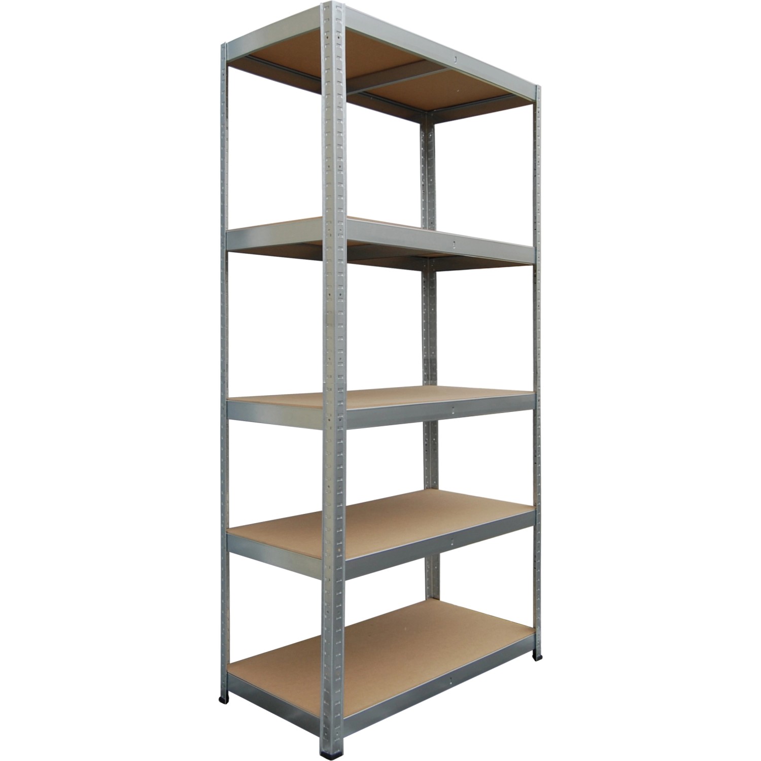 OBI Kovový policový regál vysokozátěžový 5 polic max. 875 kg, 180 x 90 x 40 cm