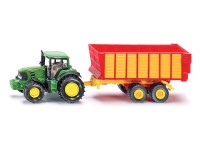 SIKU Kovový model Traktor Claas s přívěsem na siláž SIKU Kovový model Traktor Claas s přívěsem na siláž