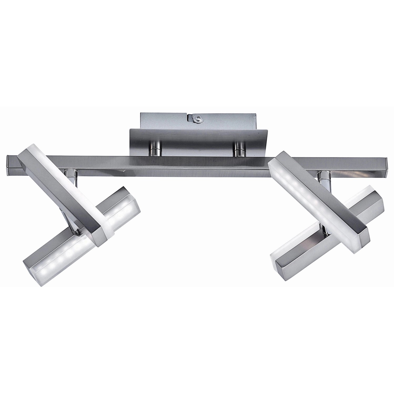 Just Light. Stropní LED svítidlo Rico 4bodové, 4x2W, ocel, 16 x 12 x 39 cm