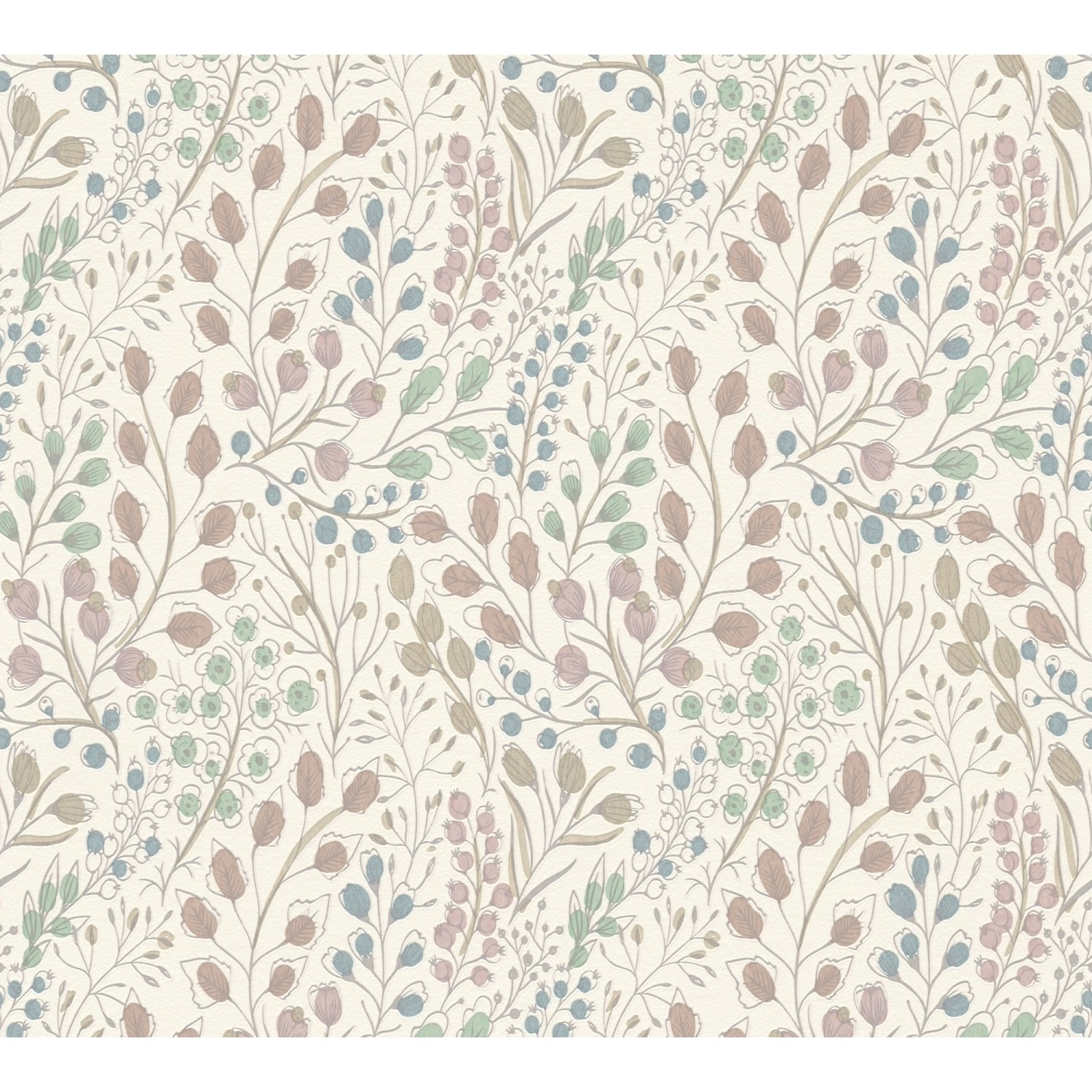 A. S. Creation Vliesová tapeta Attractive Květiny bílo-růžovo-zelená