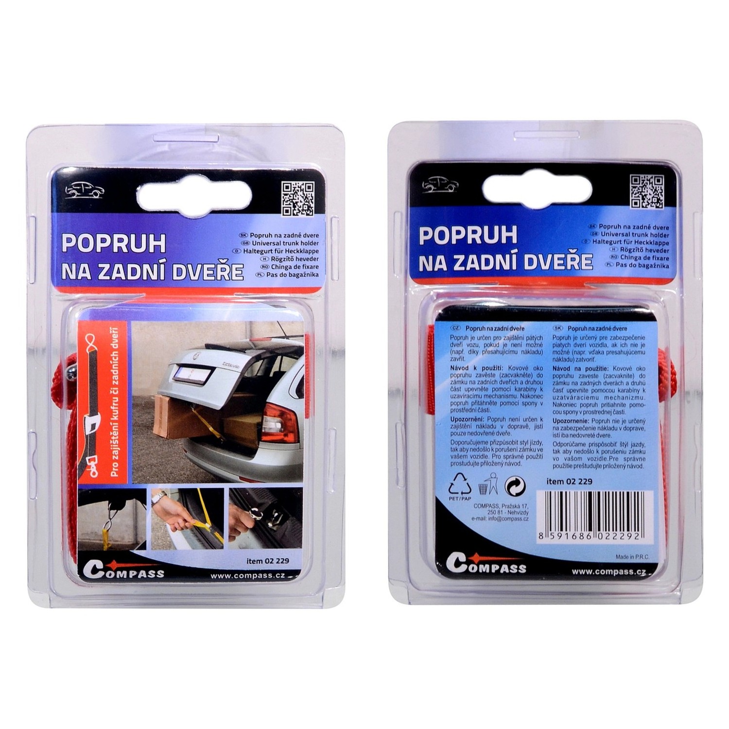 Compass Popruh upínací na zadní dveře