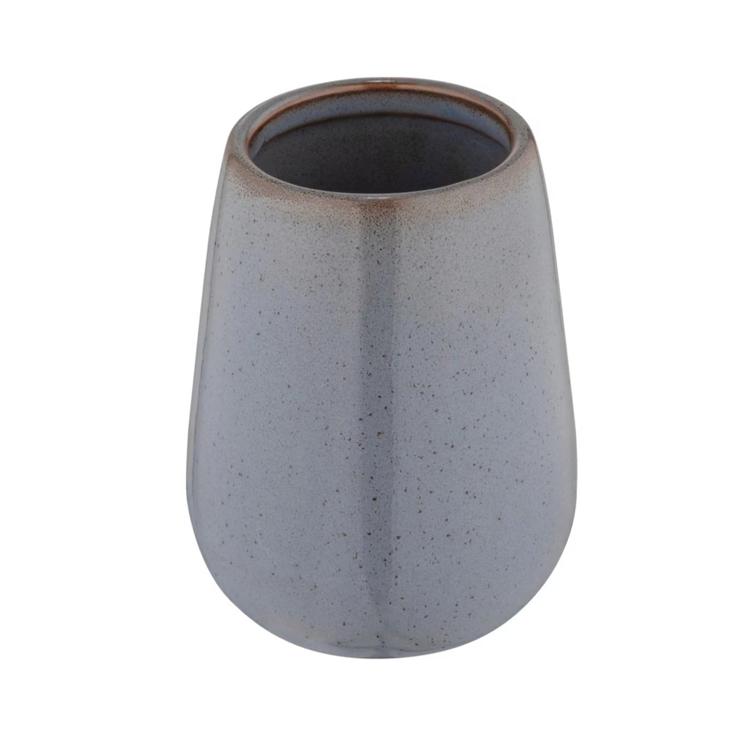 Wenko Keramický kelímek na zubní kartáčky Sirmione, šedá, pr. 8 x 10,5 cm