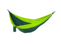 Hamaka závěsná síť pro dvě osoby 3 x 2 m zelená