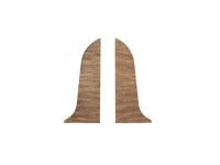 EGIBI Koncovka PVC UNIVERSAL MONE Town Chestnut 55 mm, 2 ks (L + P)