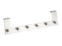 Wenko Věšák na dveře Celano, 6 háčků, nerezová ocel, 39 x 11 x 5,5 cm