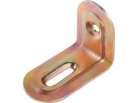 Nastavitelný úhelník, žlutě pozinkovaný, 39 mm x 28 mm x 22 mm