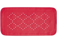 Spirella Podložka do vany Alaska červená 71 x 36 cm