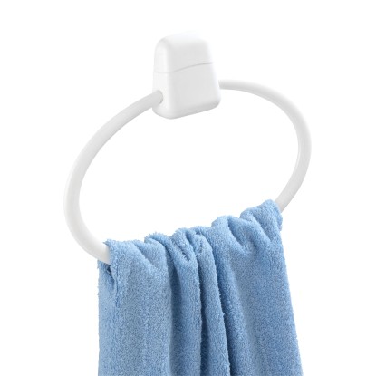 Wenko Kruh na ručník Pure plast bílý