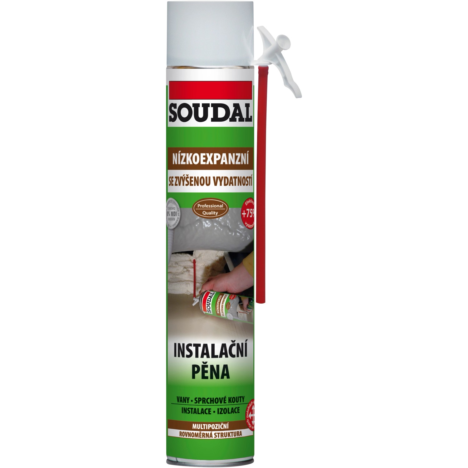 Soudal trubičková instalační pěna 500 ml
