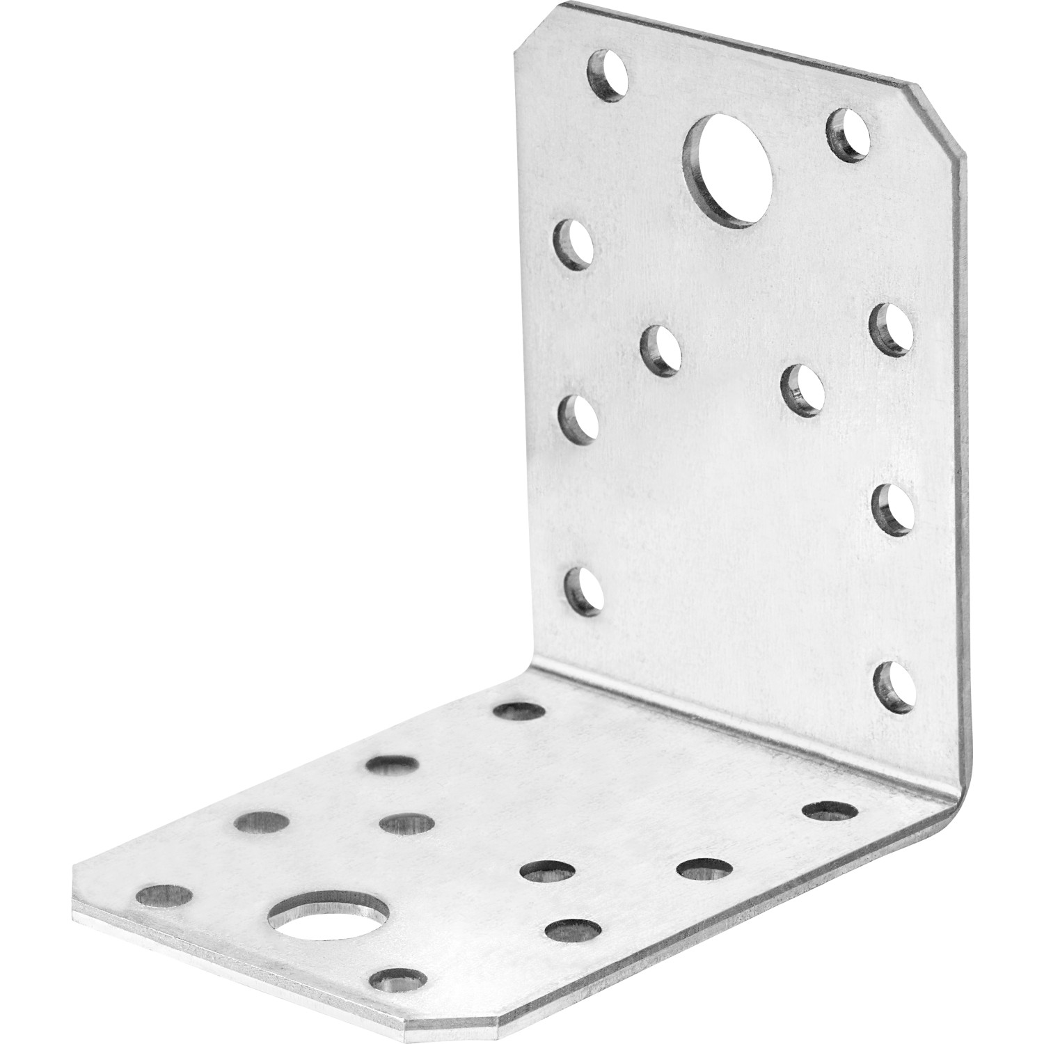 Spojovací úhelník, pozinkovaný, 70 mm x 70 mm x 55 mm