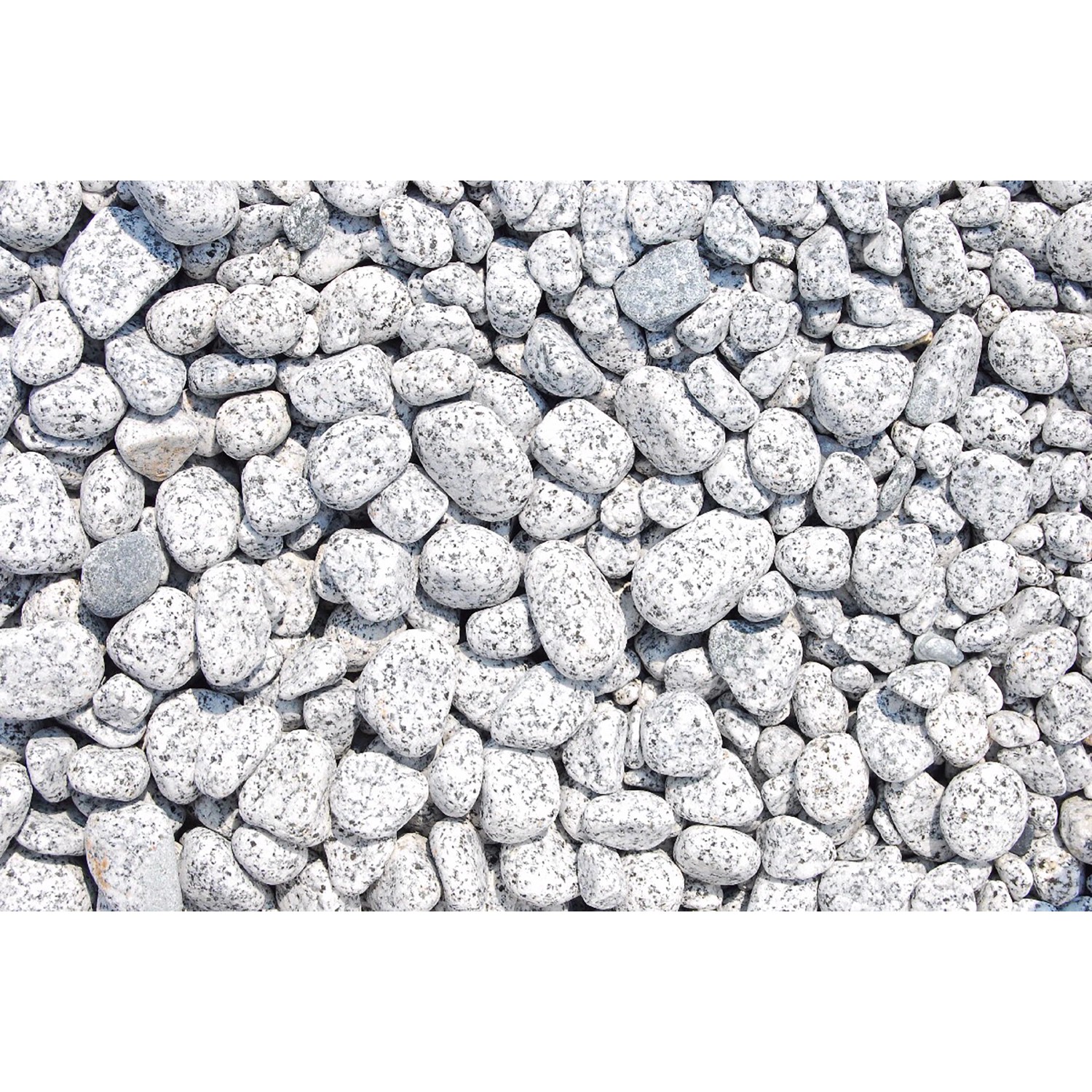 Granitové okrasné oblázky sůl-pepř 15-25 mm 25 kg PE pytel