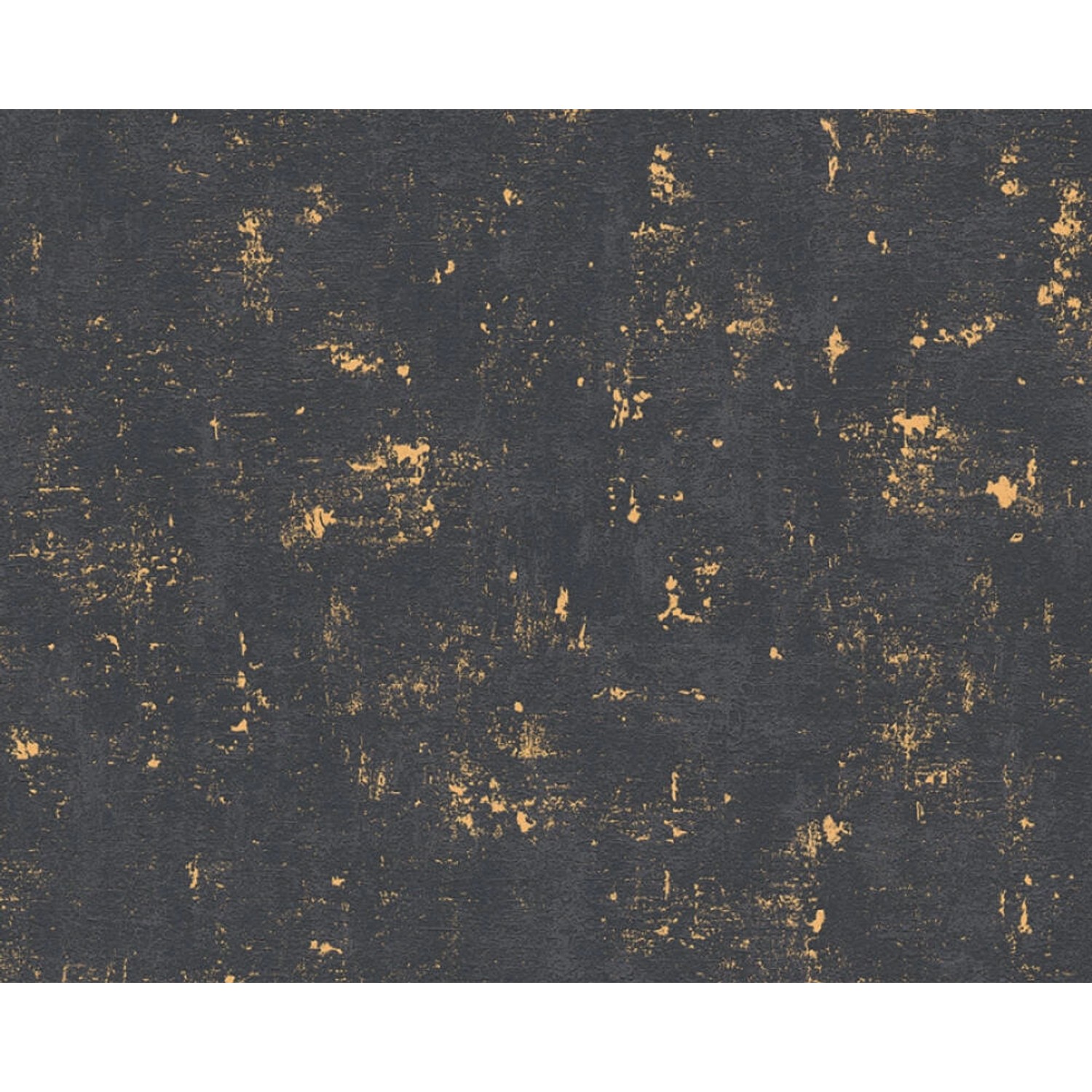 A. S. Creation Vliesová tapeta Blooming černo-zlatá