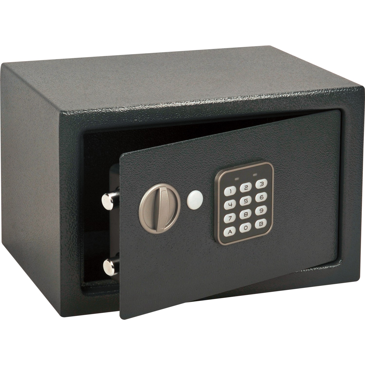 BWO Nábytkový trezor s elektronickým číselným zámkem tm.šedý 20 x 20 x 31 cm