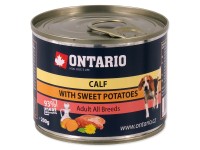 Ontario Konzerva Adult s telecím masem a batáty 200 g