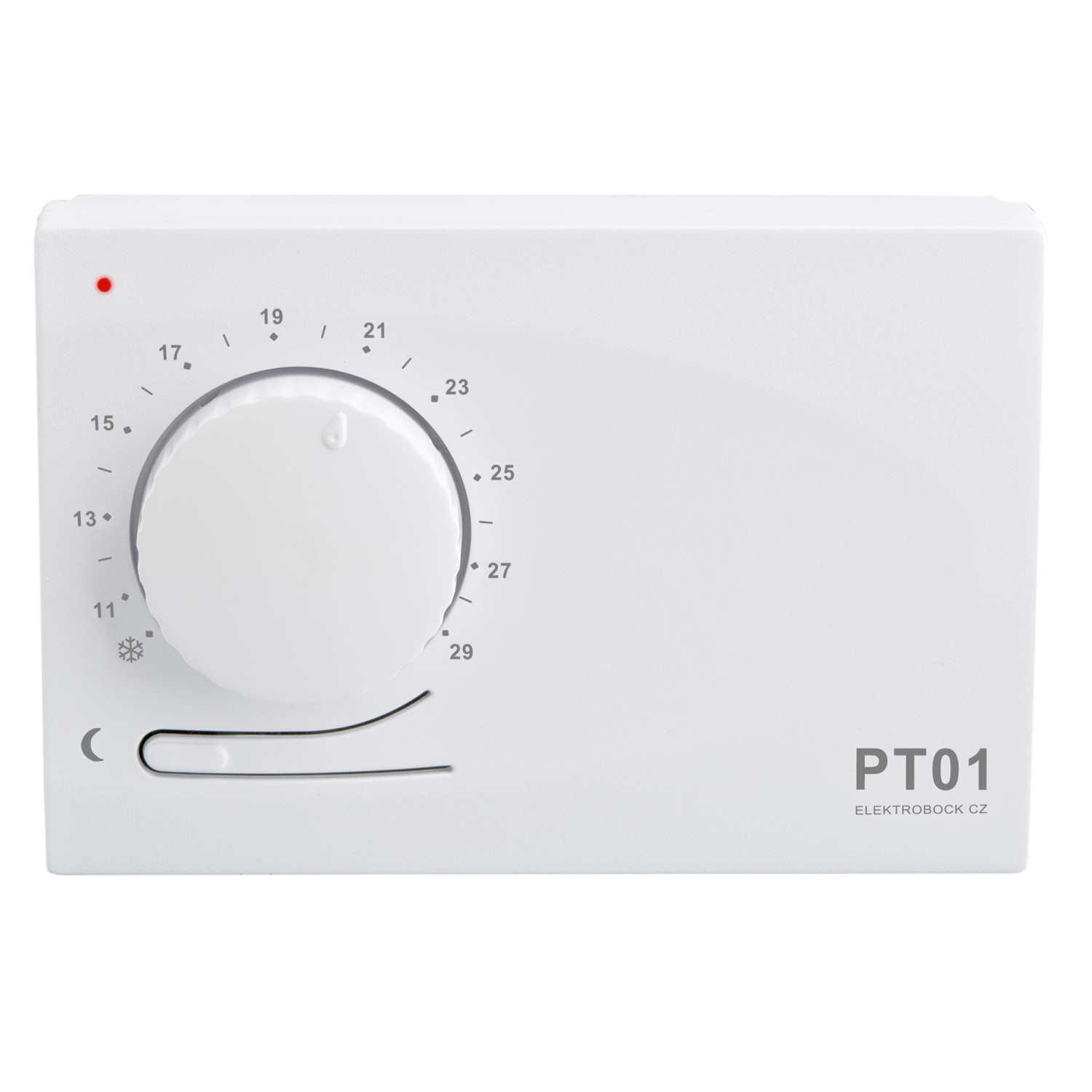Termostat drátový elektronický Elektrobock PT01