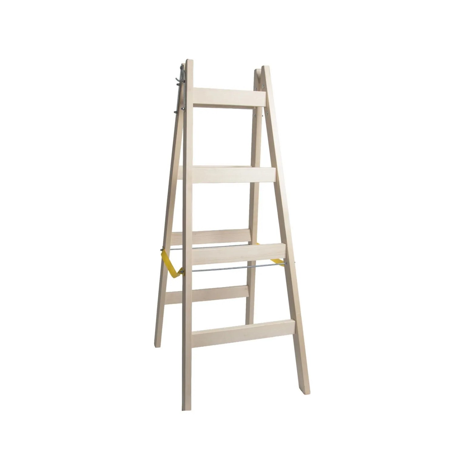 M.A.T. Štafle malířské dřevěné PROFI, 4 příčky, nelakované, 130 x 50 x 14 cm