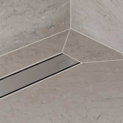Hansgrohe Kompletní sprchový žlab RainDrain Allround kartáčovaná ocel 100 cm
