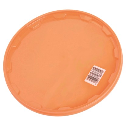 Oranžové víko pro OBI kbelík, 10 litrů, z plastu.