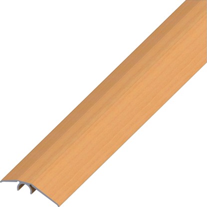 alfer Vyrovnávací profil Clipstech alu práš.lak, buk, do 10 mm, 40 x 1000 mm