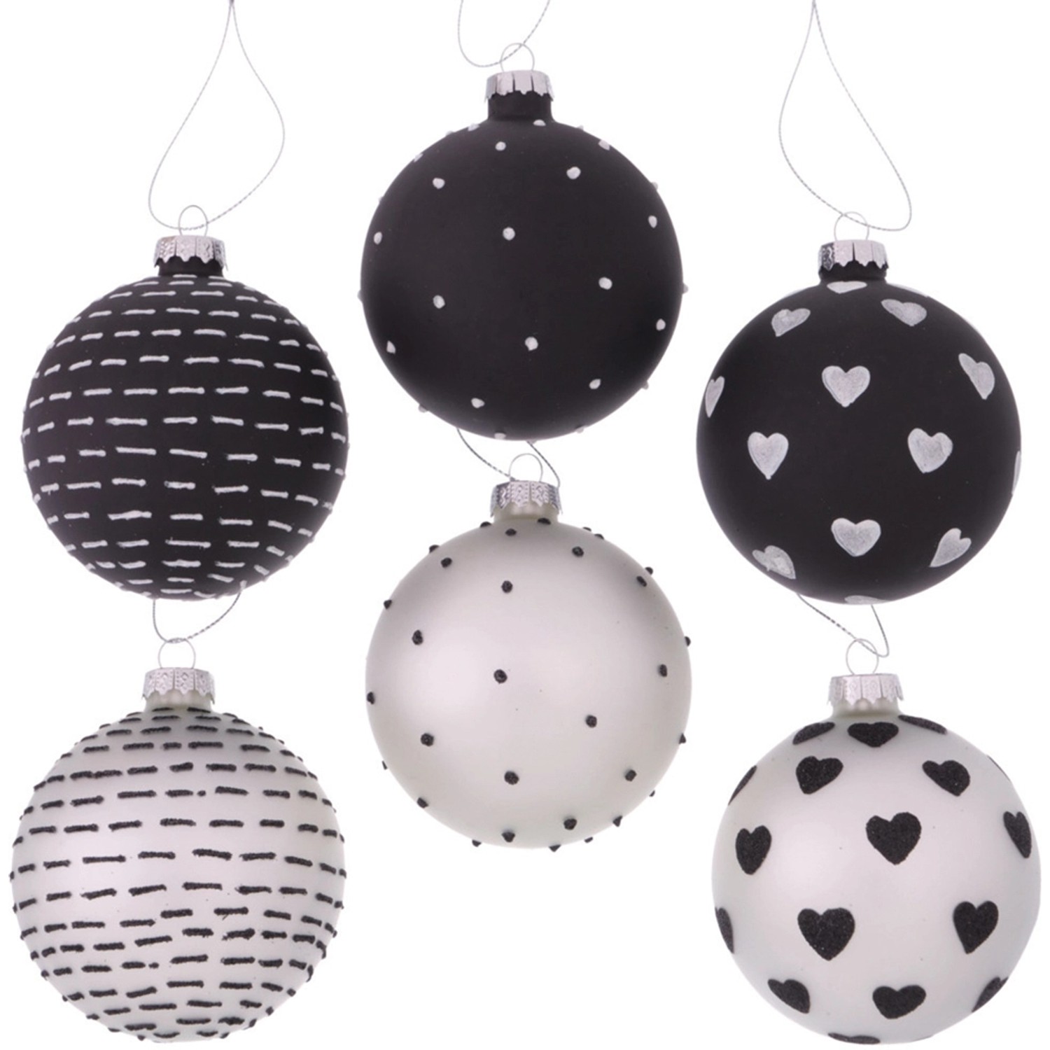 Boltze Home Vánoční koule Illum v 6 provedeních, lakovaná