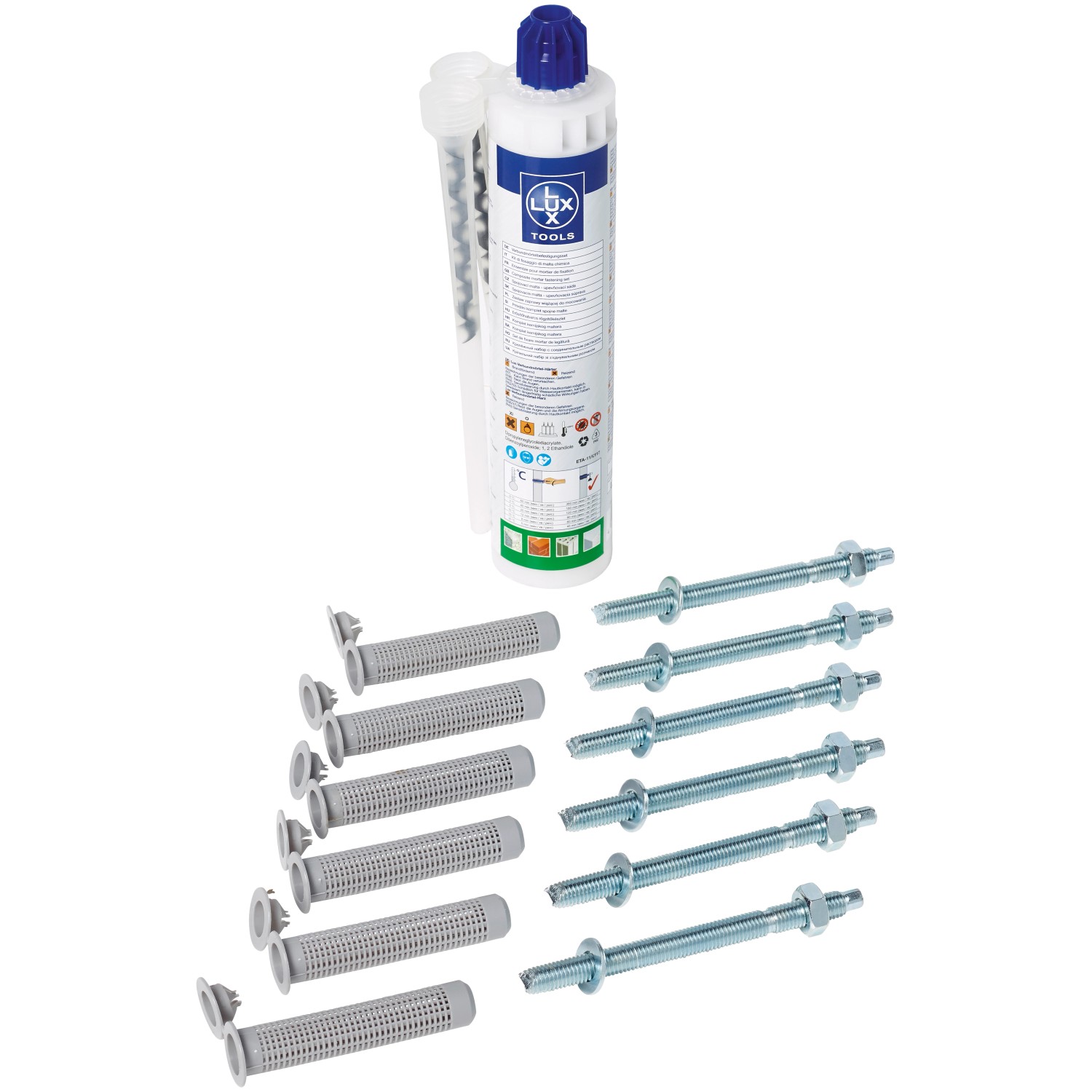 LUX Sada chemické kotvy