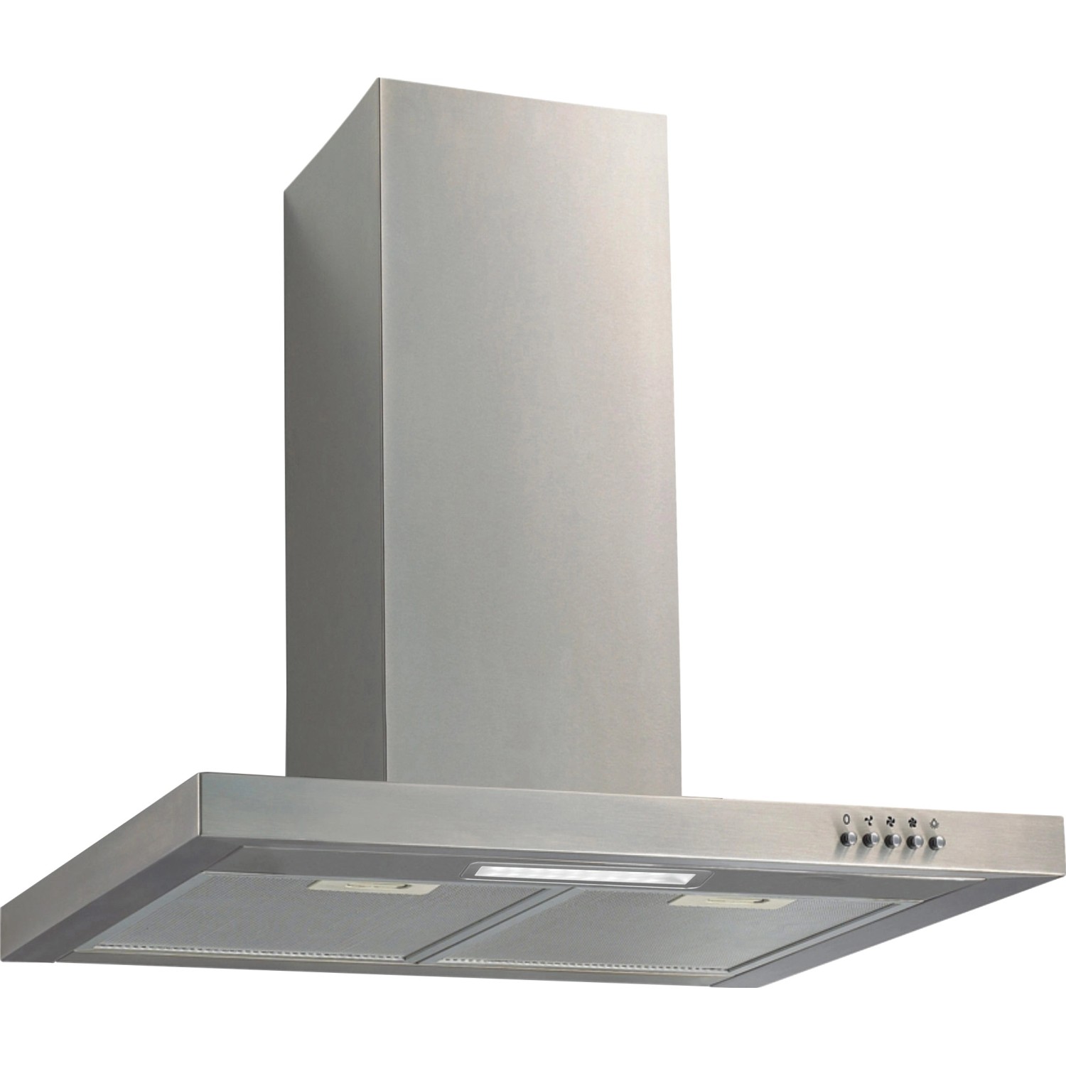 PKM Komínová digestoř 6004W, nerezová, 45 - 83 x 60 x 45 cm