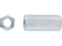 LUX-TOOLS Spojovací matice pozinkovaná M10 x 30 mm, pr. 17 mm - na váhu LUX-TOOLS Spojovací matice pozinkovaná M10 x 30 mm, pr. 17 mm - na váhu