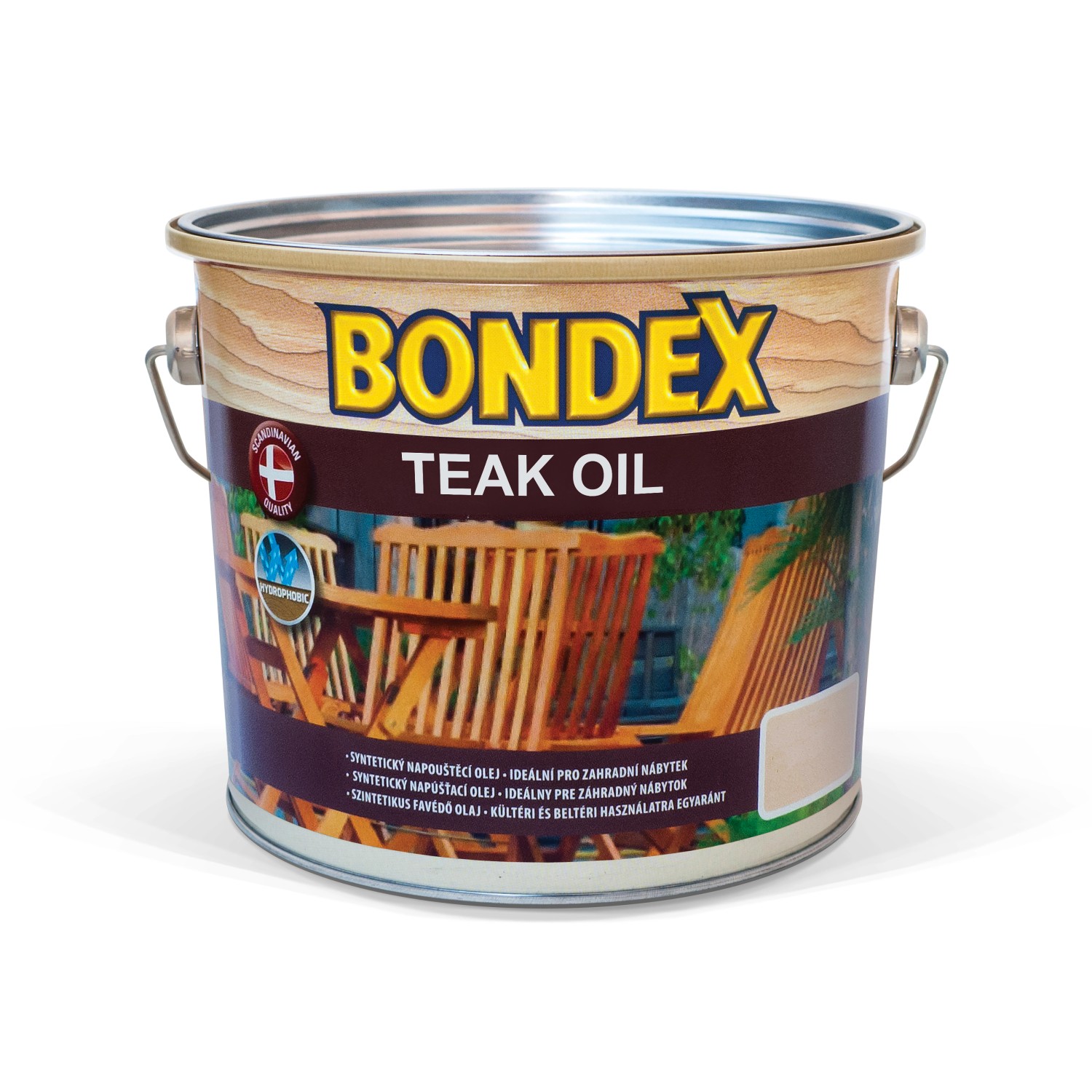 BONDEX Syntetický napouštěcí olej Teak Oil bezbarvý 2,5 l