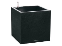 Lechuza Samozavlažovací květináč CANTO Slatestone LED Low tm.šedý 30 x 30 x 30cm Lechuza Samozavlažovací květináč CANTO Slatestone LED Low tm.šedý 30 x 30 x 30cm