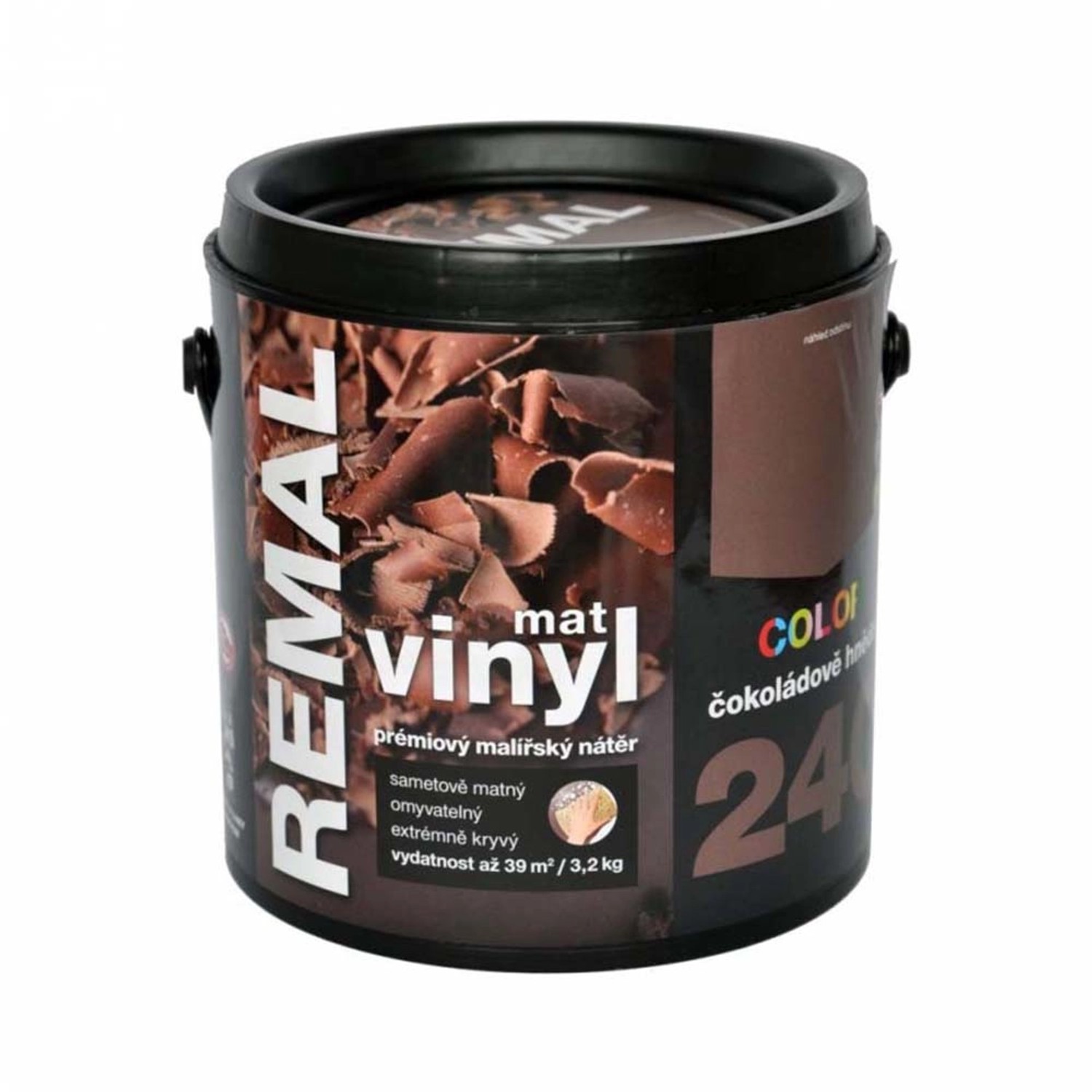 Remal Vinyl Color mat čokoládově hnědá 3,2kg