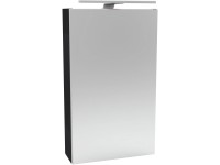 Fackelmann Koupelnová LED zrcadlová skříňka SBC antracitová 400 x 680 x 153 mm L Fackelmann Koupelnová LED zrcadlová skříňka SBC antracitová 400 x 680 x 153 mm L