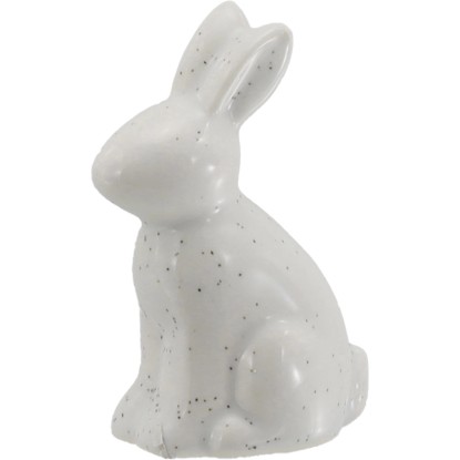Velikonoční dekorace králík porcelánový bílý 5,7 x 3,7 x 2,7 cm