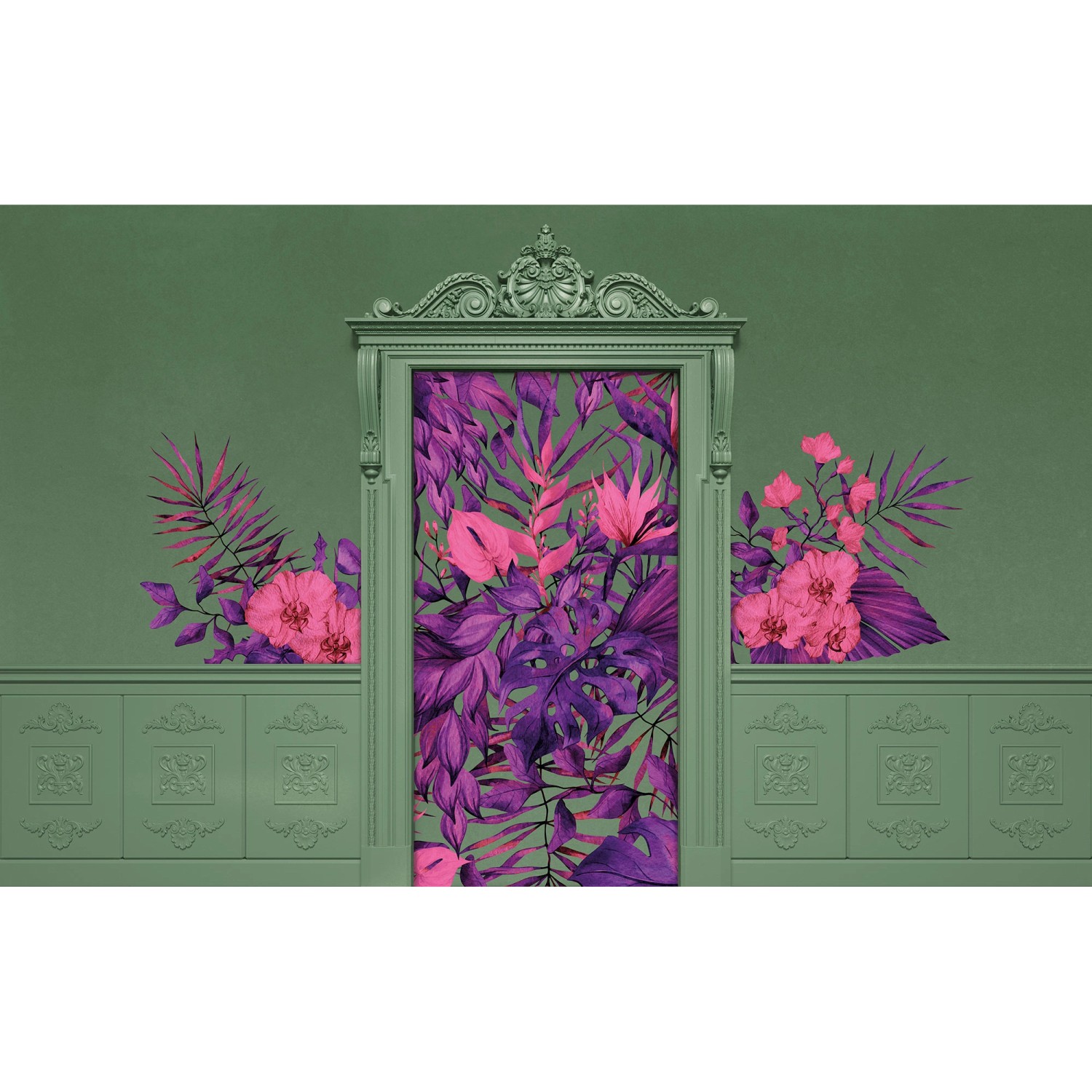 Komar Vliesová fototapeta Duke Dude Green 400 x 250 cm