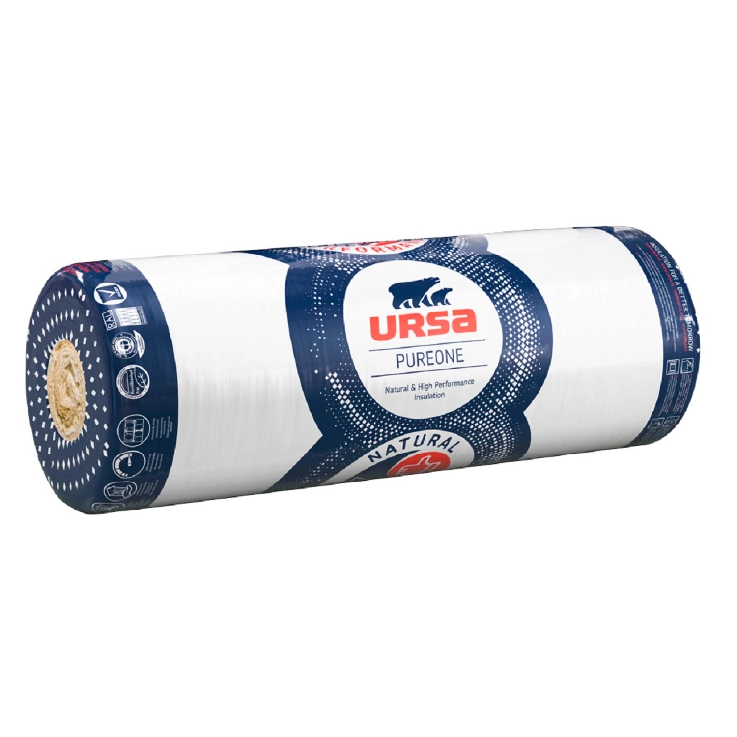 URSA Minerální izolace PUREONE DF 39, 100 x 1250 x 7000 mm