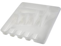 Vložka na příbory Pablo, 7 přihrádek, 6 x 37 x 39 cm, bílá Vložka na příbory Pablo, 7 přihrádek, 6 x 37 x 39 cm, bílá