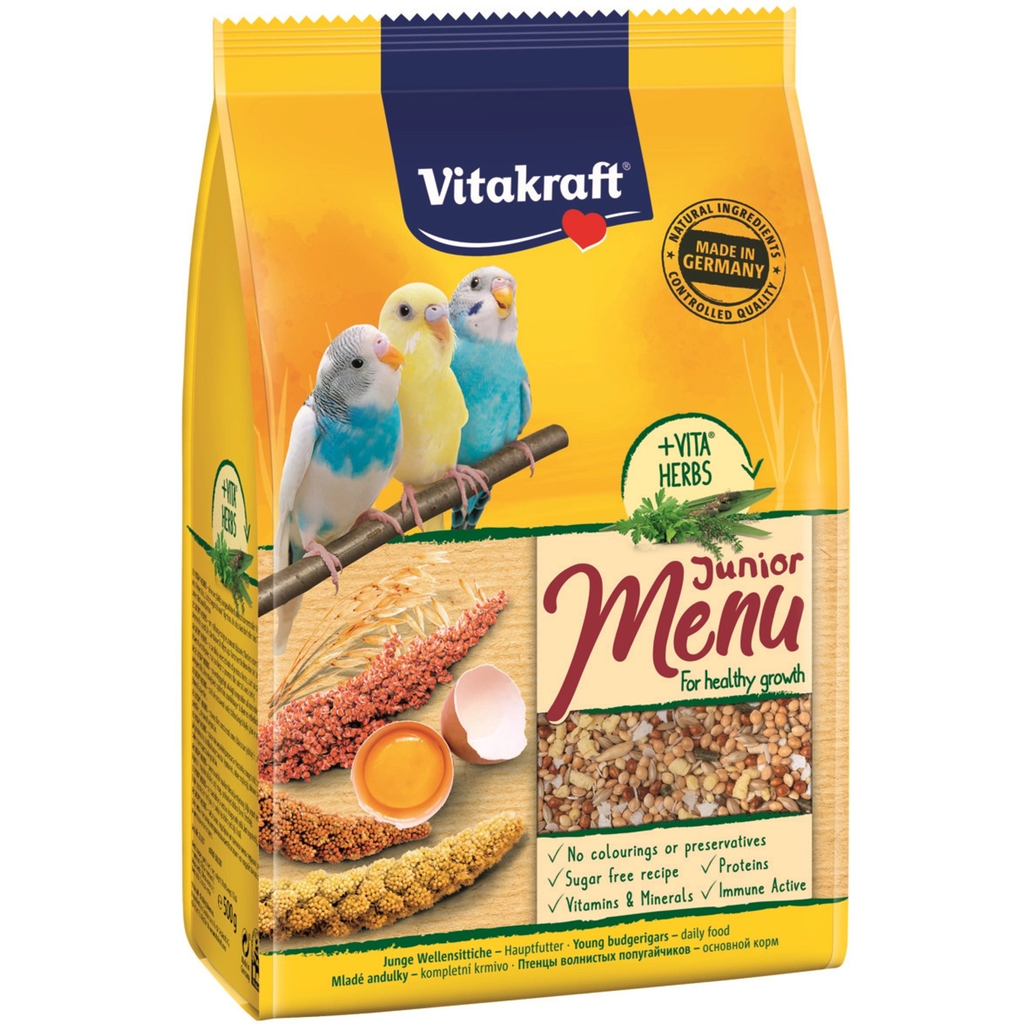Menu VITAKRAFT Budgies Junior bag 500 g