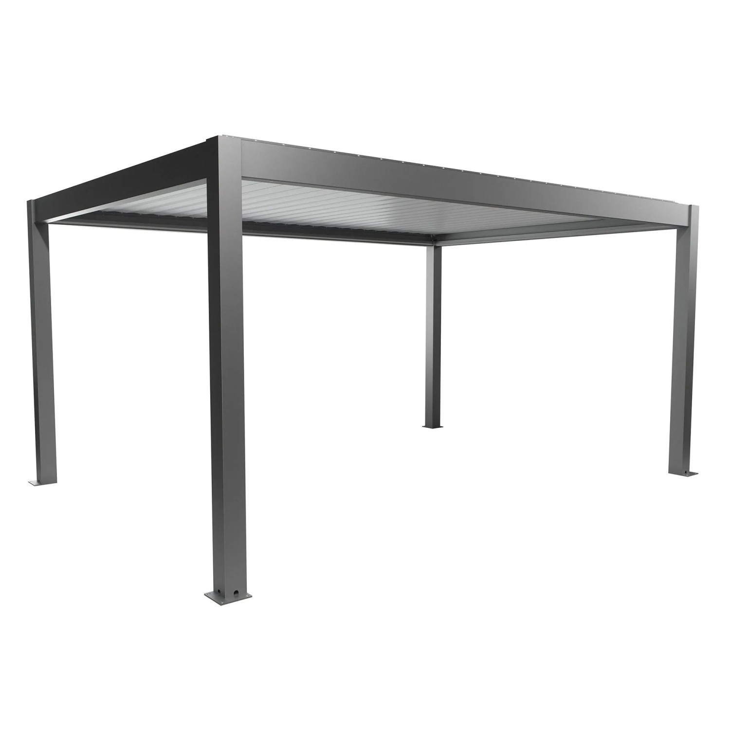Biohort Pergola 5 x 3,5 křemenově šedá/bílá 515,5 x 367,5 cm