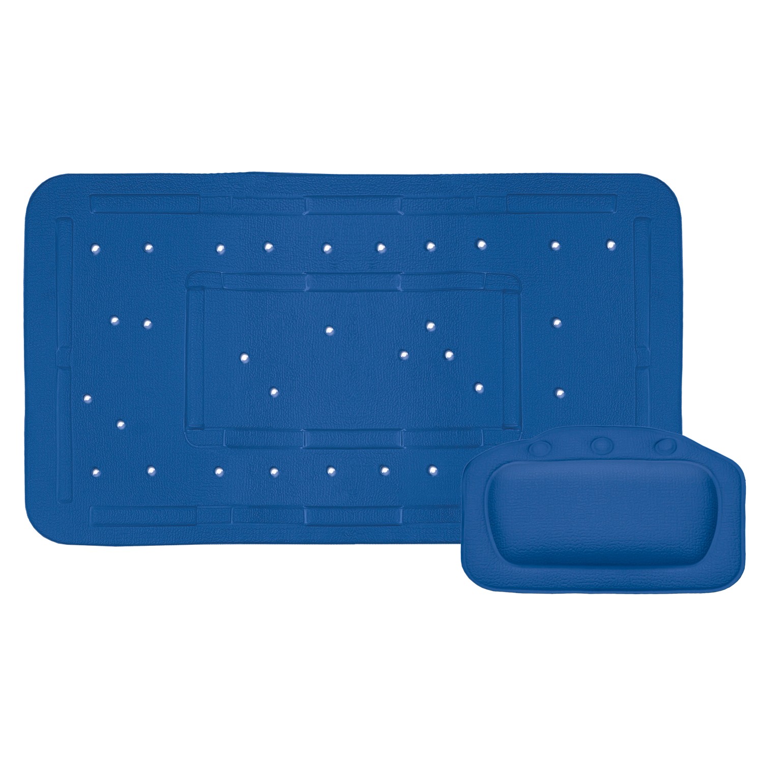 BWO Silva podložka do vany tmavě modrá 2dílná