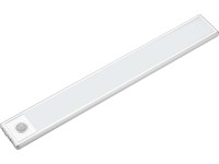 Podstavné LED svítidlo s pohyb. senzorem, 2W, 130 lm, stříbrná, 30 x 4 x 1,5 cm