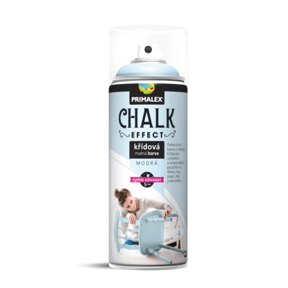 PRIMALEX Křídová matná barva ve spreji Chalk Effect modrá 400 ml