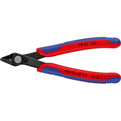 Knipex Kleště pro elektroniku Electronic Super Knips ESD, brunýrované, 125 mm